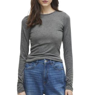T-Shirt Gris Femme Vila Nellie vue 0