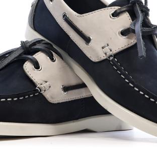 Women’s Navy TBS Bateau Cow Nubuck London Boat Shoes Photo of the Espace des Marques %store% store - view of %key%