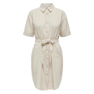 Robe Écru Femme JDY Shirt Dress pas cher