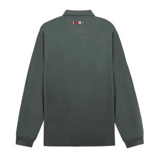Polo Manches Longues Vert Foncé Homme TBS Sapin vue 2