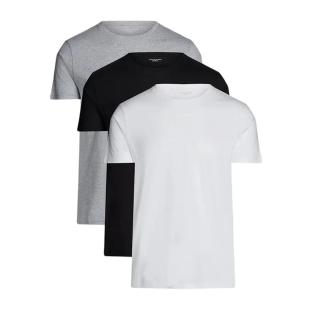 3x T-Shirt Noir/Blanc/Gris Homme Tommy Hilfiger UM0UM03576 pas cher