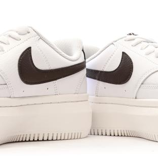 Baskets Blanc/ Noir Femme Nike Court Vision Alta vue 7
