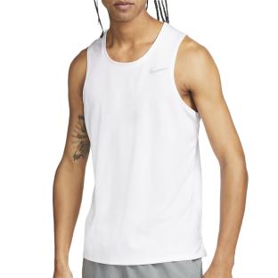Débardeur Blanc Homme Nike Miler pas cher