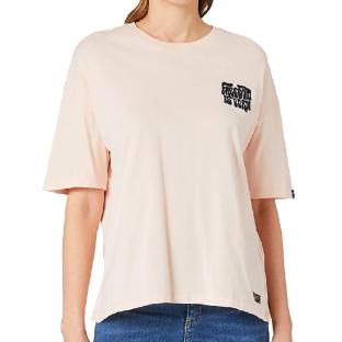 T-shirt Rose Femme Superdry Boxy pas cher