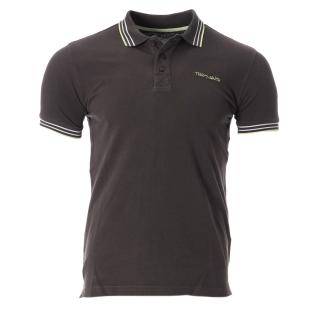 Polo Gris/Vert Homme Teddy Smith Pasian pas cher