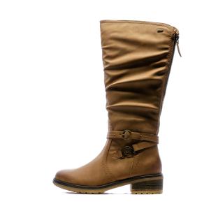 Bottes Camel Femme Relife Jarkot pas cher