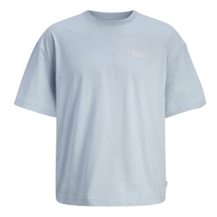 Camiseta azul para niño Jack & Jones Niagara de cuello redondo ver 0