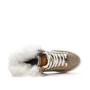 Baskets Beige/Noir Femme Les Tropéziennes Roadster Leopard vue 4