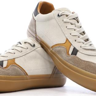 Baskets Beiges Homme Pepe jeans Travis Retro vue 7