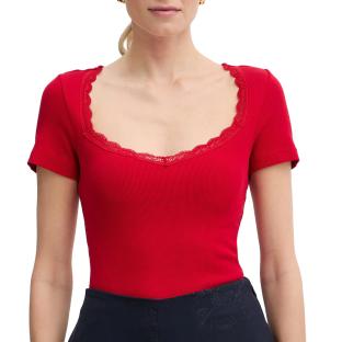 T-shirt Rouge Femme Morgan Damour vue 0