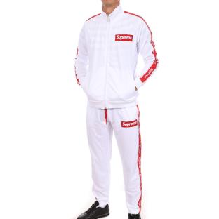 Survêtement Blanc/Rouge Homme Supreme Grip Ricky pas cher