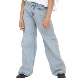 Jean Bleu Strass Fille Kids ONLY Kogcobain vue 0