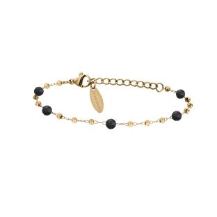 Bracelet Doré/Noir Clio Blue BR0047 vue 0