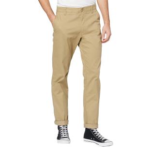 Pantalon Chino Taupe Homme Lee Slim pas cher