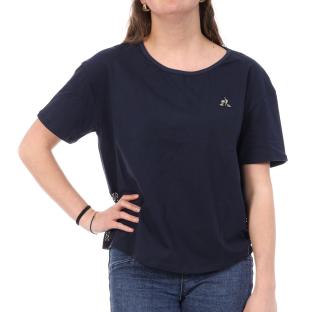T-Shirt Marine Femme Le Coq Sportif Loose vue 0