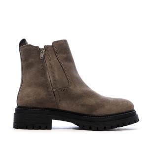 Bottines Marrons Femme Geox Iridea vue 2