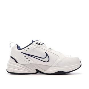 Baskets Blanches/Marine Homme Nike Air Monarch 4E vue 2