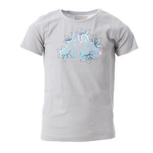 T-shirt Gris Fille Kappa Celeste pas cher