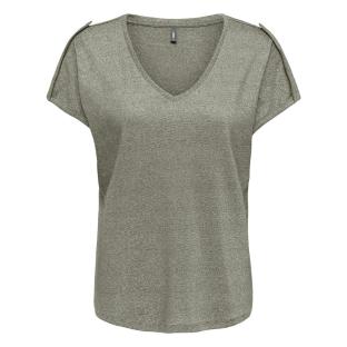 T-Shirt Vert Femme Only Rabi vue 0