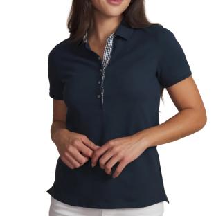 Women’s Navy Blue Polo Shirt TBS LIZZIPOL Photo of the Espace des Marques %store% store - view of %key%