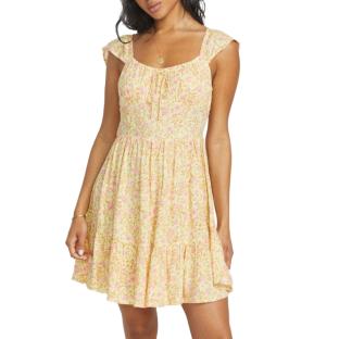 Robe Jaune à Fleurs Femme Billabong Sweet Bouquet vue 0
