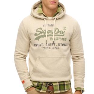Sweat Beige Homme Superdry Vl Heritage vue 0