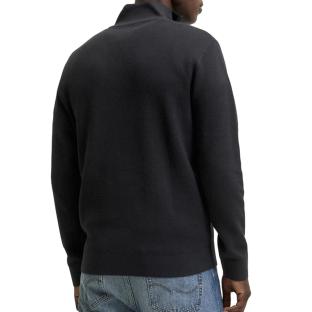 Pull Noir Homme Jack & Jones Milanoe vue 0