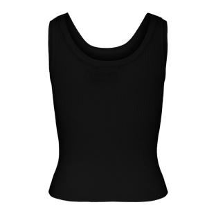 Débardeur Noir Femme Pieces Prista vue 2