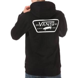 Sudadera negra para hombre Vans Full Patch ver 0
