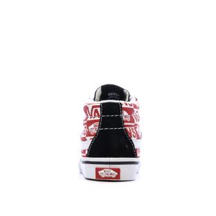 Baskets Rouge/Noir Enfant Vans Td Sk8-mid Reissue V Logo vue 3