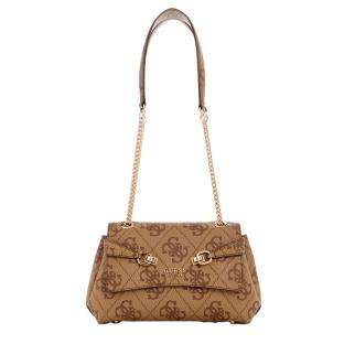 Sac à main Marron Femme Guess Lorelei Convertible pas cher