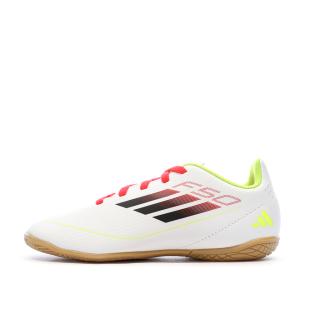 Chaussures de football Blanc Garçon Adidas F50 Club vue 0