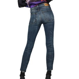 Jean Bleu foncé Femme Diesel Babhila vue 2