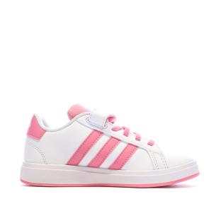 Baskets Rose/Blanc Fille Adidas Grand Court 2.0 Children vue 0