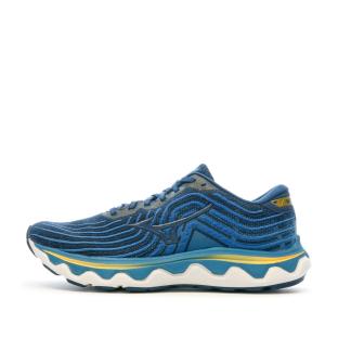 Chaussures de Running Bleu Homme Mizuno Wave Horizon 6 pas cher