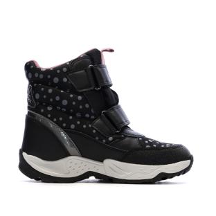 Après Ski Noir/Mauve Fille Geox Sentiero vue 2