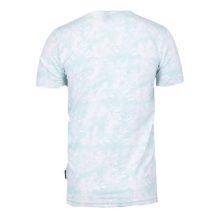T-shirt Blanc/Turquoise Homme La Maison Blaggio Fleur vue 2
