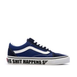 Baskets Bleu Garçon Vans Old Skool vue 2