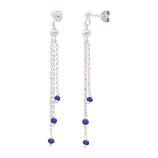 Boucles D'oreilles Bleu Clio Blue Cristal pas cher
