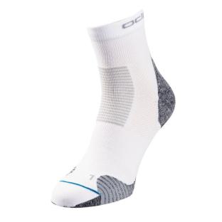 X1 Paire de Chaussettes Blanc Odlo Ceramicool Stabilizer pas cher