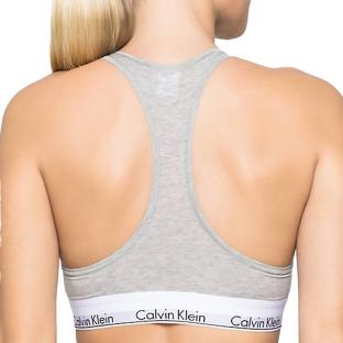 Brassière Gris Femme Calvin Klein Jeans Unlined 0000F3785E vue 2