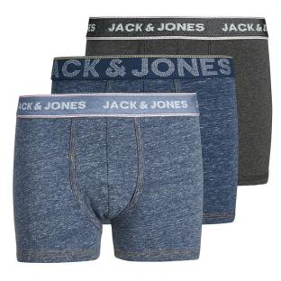 Lot X3 Boxers Marine/Gris Garçon Jack and Jones Denim pas cher