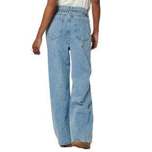 Jean Droit Bleu Femme Kaporal SONG vue 0