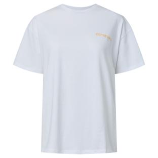 T-Shirt Blanc Femme Pieces Fasty Oversize vue 0