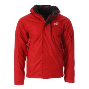 Manteau de ski Rouge Homme Millet Basement pas cher