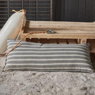Coussin Gris/Beige Rayures Today 35x80 cm vue 0