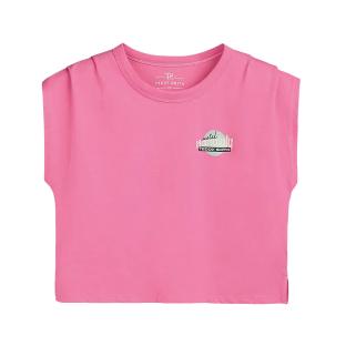 T-Shirt Rose Fille Teddy Smith Motel vue 0