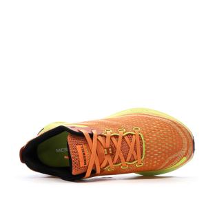 Chaussures de running Orange/Jaune Homme Merrell Morphlite vue 4