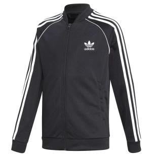 Veste Noire Garçon Adidas Sst Top vue 0