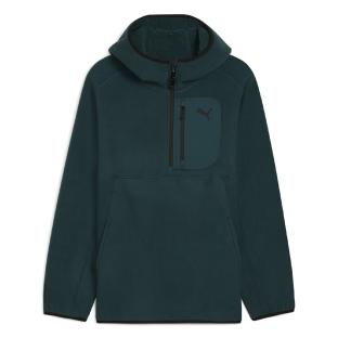 Sweat Vert Homme Puma Hoodie vue 0